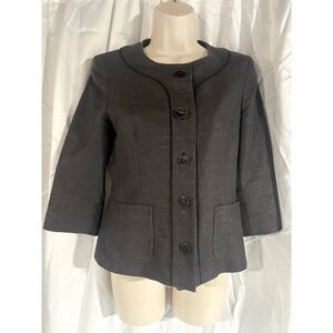 MaxMara fab blazer with crop sleeve  size 6